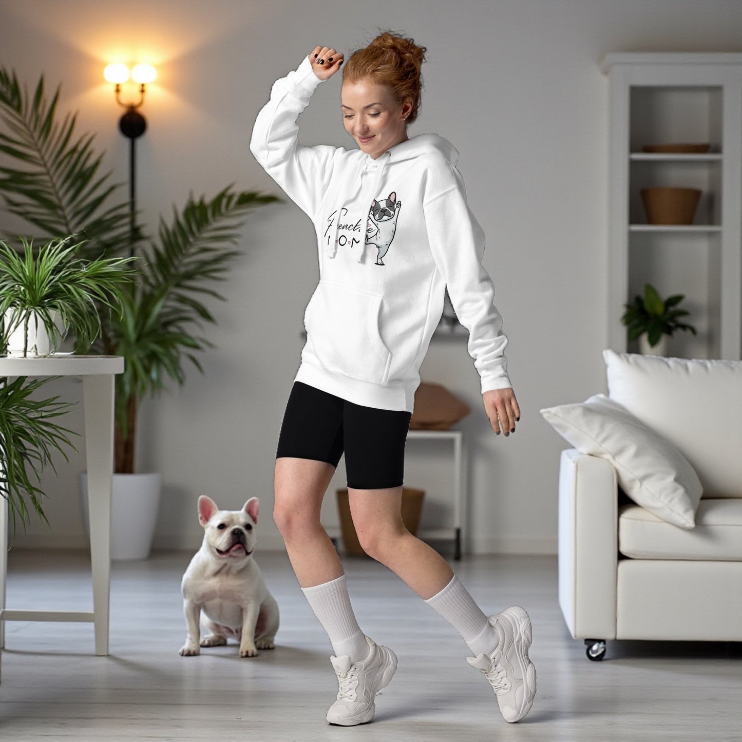 Frenchie Mom Hoodie: French Bulldog Sweatshirt - Dog Lover Gift
