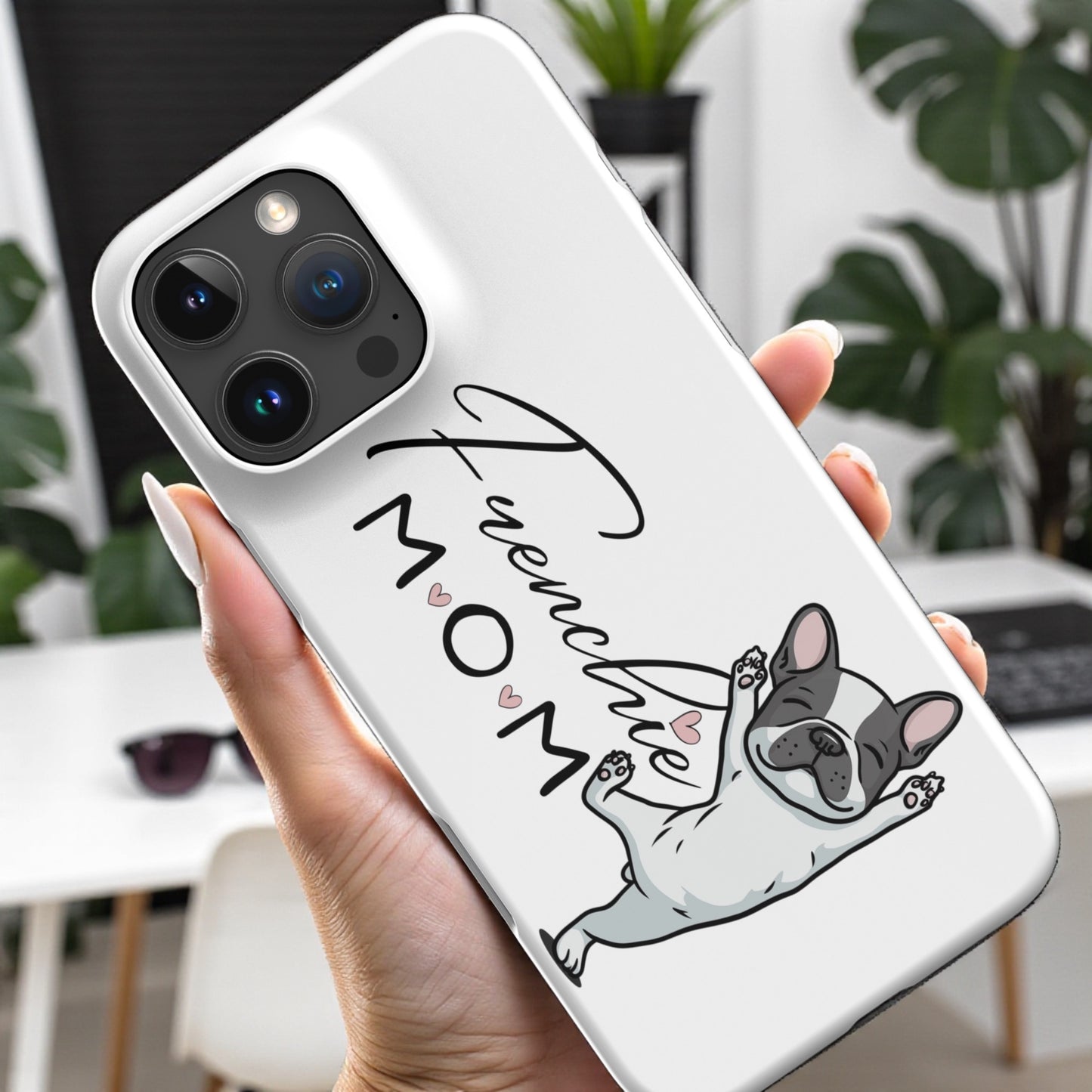 Frenchie Mom Snap case for iPhone® – French Bulldog Phone Cover, Dog Mom Gift, Cute Frenchie Lover Case Snap case for iPhone®