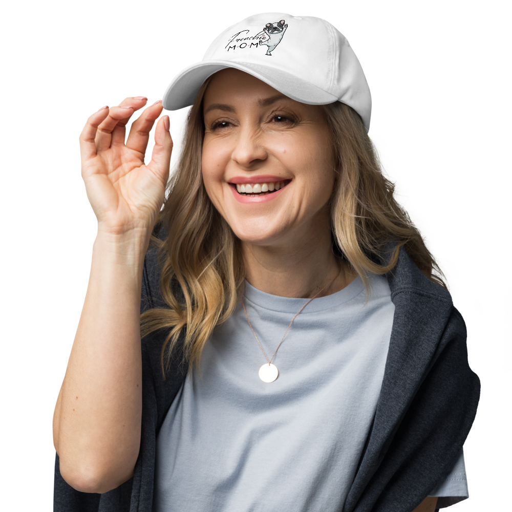 French Bulldog Mom Hat: Frenchie Baseball Cap, Dog Lover Gift