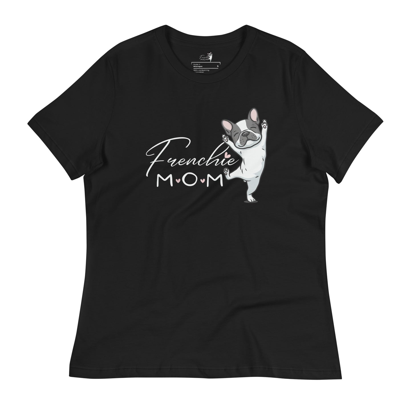 Frenchie Mom T-Shirt – French Bulldog Shirt, Dog Mom Gift, Cute Frenchie Lover Tee for Women