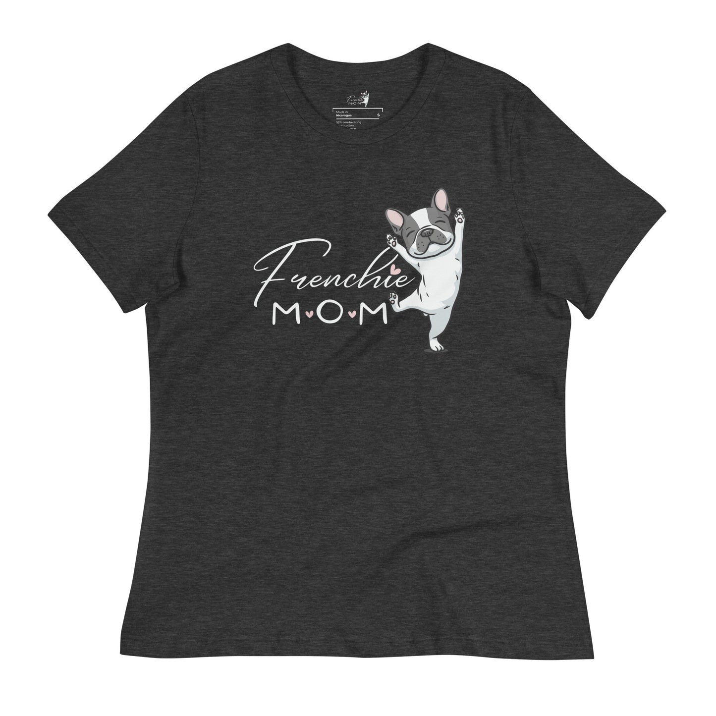 Frenchie Mom T-Shirt – French Bulldog Shirt, Dog Mom Gift, Cute Frenchie Lover Tee for Women