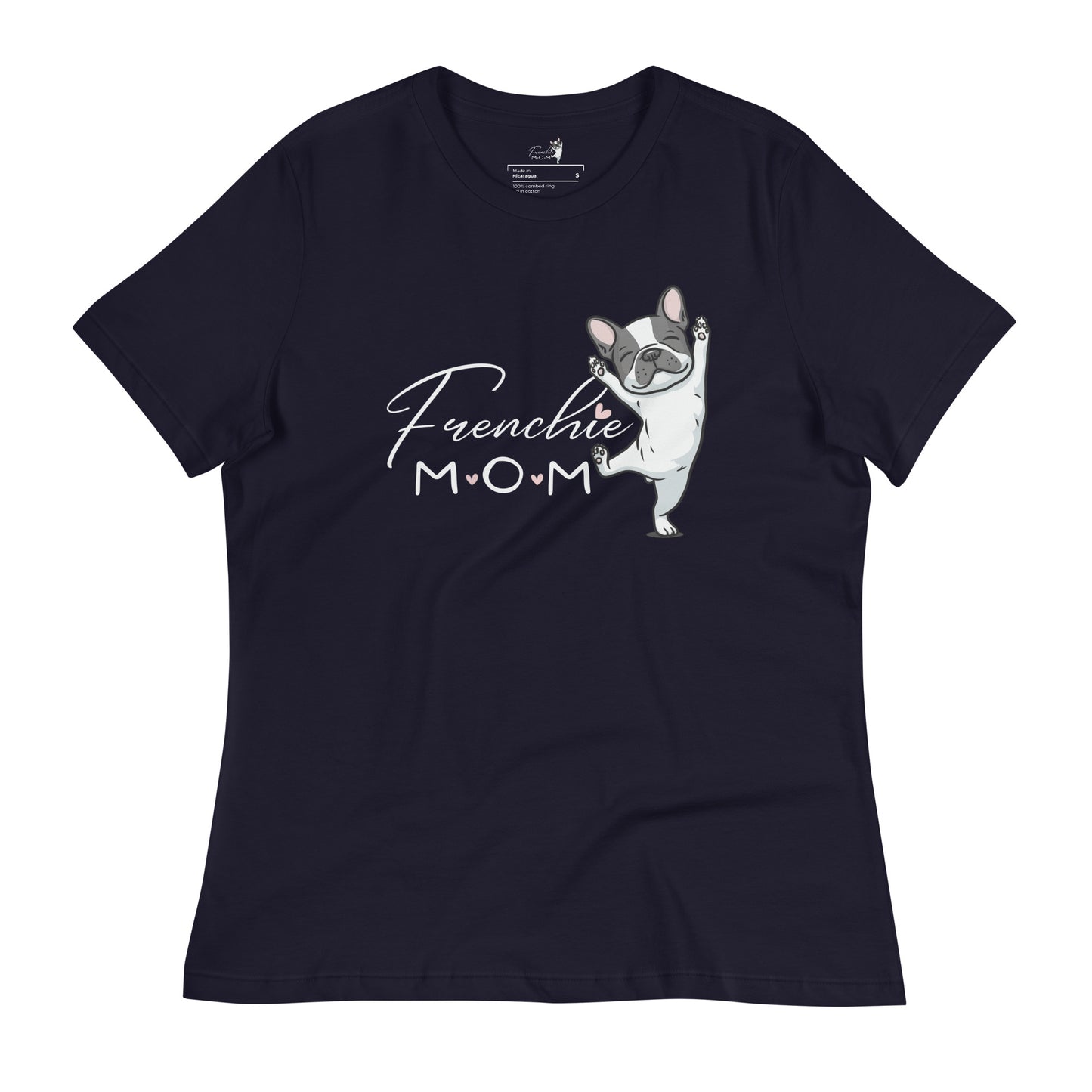 Frenchie Mom T-Shirt – French Bulldog Shirt, Dog Mom Gift, Cute Frenchie Lover Tee for Women